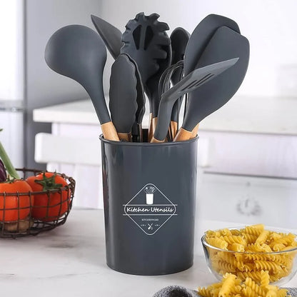 12 Pcs Silicone Cooking Utensils